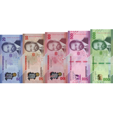 (263) ** PNew (PN155,156,157,159,160) Mozambique - 20_1000 Meticais (2024)